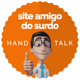Selo Site Amigo do Surdo, uma iniciativa Hand Talk